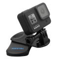 TELESIN Rotational Backpack Clip Mount Hat Mount for Gopro hero8/7/6/5 cameras, action camera. 