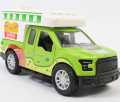 DIE Cast Food Truck Pull Back Car Alloy Toy Truck Model Car,.