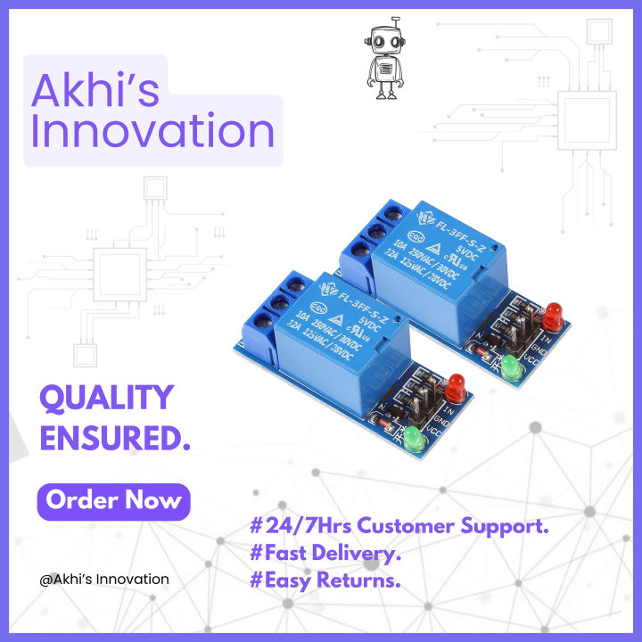 1 Channel Relay Module For Arduino Based Project | Daraz.com.bd