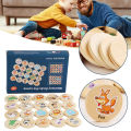 Cartoon Animals/Fruits Memory Game For Children Educational Logic Exercise Toys For Kids Children. 