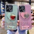 For Realme C53 Case Glitter Soft Transparent Be Love Makeup Mirror Stars Moon For Realme C53 Back Cover. 