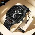 Trsoye Top luxury Fashion Black leather belt wrist Watch for you Dokhina Fashion-BD. 