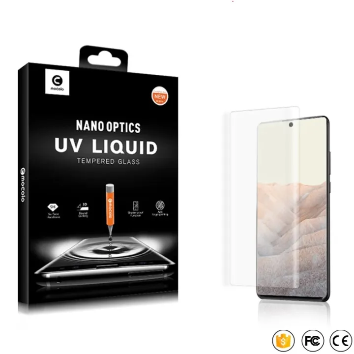 For%20Google%20Pixel%207%20Pro%20Curved%20UV%20tempered%20glass%20protector%20full%20Cover%20HD%20Transparent%20-%20Image%202