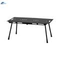 Folding Table Ultralight Desk Foldable Small Table Portable Beach Table Adjustable Height for Patio. 