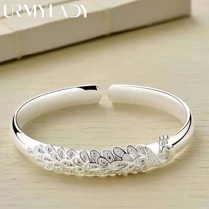 BAMOER 92.5% Sterling Silver Charm Bracelet – Minimalist CZ Beads, Women’s Jewelry