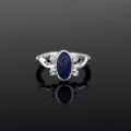 The Vampire Diaries Rings Elena Gilbert Daylight Rings Vintage Crystal Ring With Blue Lapis Fashion Movies Jewelry Cosplay. 