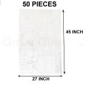 পরিষ্কার (45 "x27") 50 পিস ট্র্যাশ ব্যাগ/পলি ব্যাগ/আবর্জনা ব্যাগ/ময়লা ফেলার ব্যাগ/পলিব্যাগ - poly bag.
