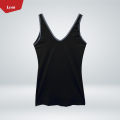 Women's V-Neck Sleeveless Cotton Vest Tank Top From Levin. 