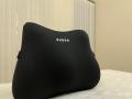 China Orthopedic Memory Foam Lumbar Pillow Back Support Cushion for Long Sitting Hours.