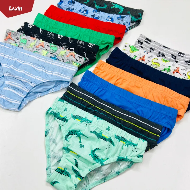 Pack%20of%205%20Pcs%20Boys%20Assorted%20Multicolor%20Cotton%20Underwear%20Briefs%20With%20Fantasy%20Print%20From%20Levin%20-%20Image%203