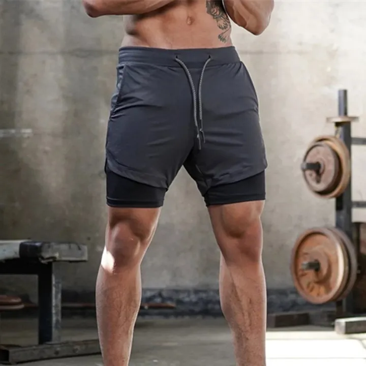 Running%20Loose%20Multi-pocket%20Double-layer%20Fitness%20Shorts%20Comfortable%20Shorts%20-%20Image%205