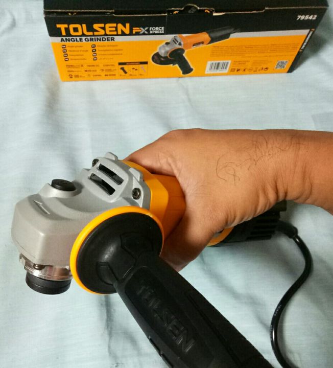 TOLSEN%204"%20Angle%20Grinder%20%20(100mm)%20760W%20Industrial%20Grade%20Model:%2079542%20-%20Image%205