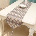 Tassels Table Runner Jacquard Table Cloth Dining Tea Table Decoration Tablecloth Cover Cloth Bed Runner Table Mat Home Textile. 