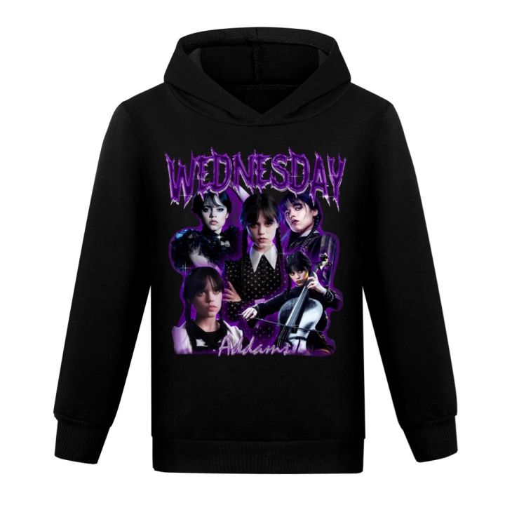 Kids%20Wednesday%20Addams%20Family%20Cosplay%20Costume%202023%20Addams%20Baby%20Girls%20Sweatshirts%20Fashion%20Boys%20Pullover%20Hoodie%20Children%20Clothes%20-%20Image%203