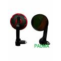 Motorcycle looking glass for bike Handlebar - looking glass Round shape- 1330- Red. 