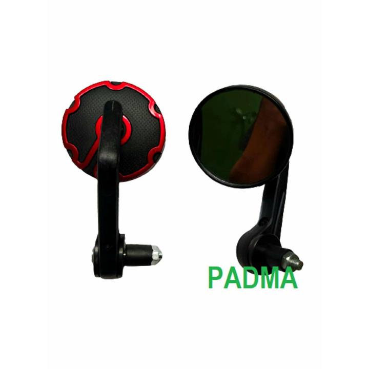 Motorcycle looking glass for bike Handlebar - looking glass Round shape- 1330- Red