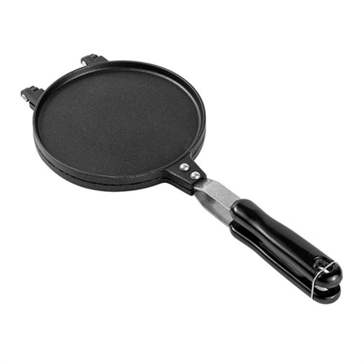 1 PCS Waffle Cone Maker Kitchen Waffle Baking Pan Egg Roll Waffle Cone Mold Egg Roll Baking Tool Black