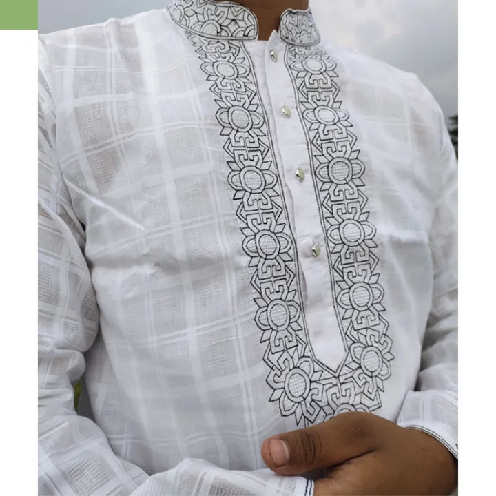 Premium%20White%20Aarong%20Quota%20Cotton%20Panjabi%20for%20Men%20%E2%80%93%20Eid%20Special%20%7C%20Summer%20Semi-Long%20Stylish%20Punjabi%202025%20%7C%20Off%20White%20Dhuti%20Panjabi%20for%20Man%20-%20Image%206