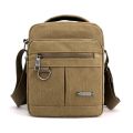 New Casual Men's Canvas Shoulder Bag Men Messenger Bags Simple Lightweight Small Travel Bag Crossbody Bag.