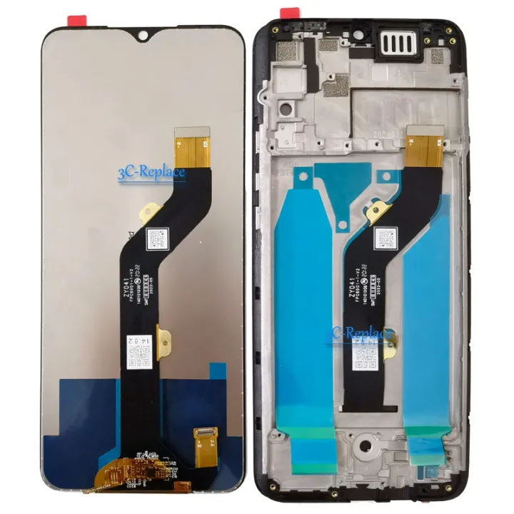 High%20Quality%207.0%20inch%20Black%20For%20Tecno%20Spark%205%20Air%20KD6%20KD6A%20LCD%20Display%20Touch%20Screen%20Digitizer%20Assembly%20Replacement%20/%20With%20Frame%20-%20Image%203