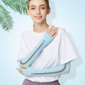 New Anti-UV Ice Silk Arm Sleeves Sunscreen Fingerless Gloves Bicycle Arm Sleevs.