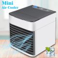 Latest Quality Portable Mini USB Air Cooler with 7 Colors LED lights Personal AC Fan Desktop Air Conditioner for Office/Home. 