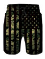 2023 Summer New Men's Beach Shorts Hawaii Casual Sports Shorts Natural 3D Printing Shorts Qrying Is Fast and Breathable. 