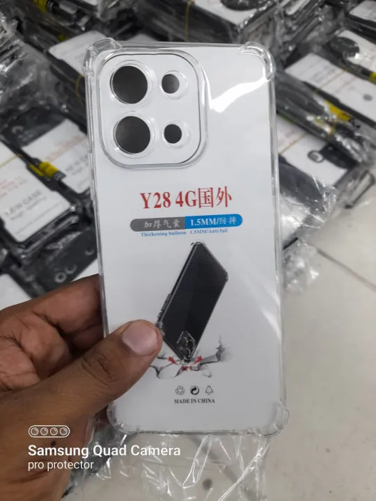 Vivo%20Y28%204G%20Soft%20Thick%20Air-Bag%20Silicone%20Clear%20Bumper%20Back%20Cover%20Transparent%20Phone%20-%20Image%203