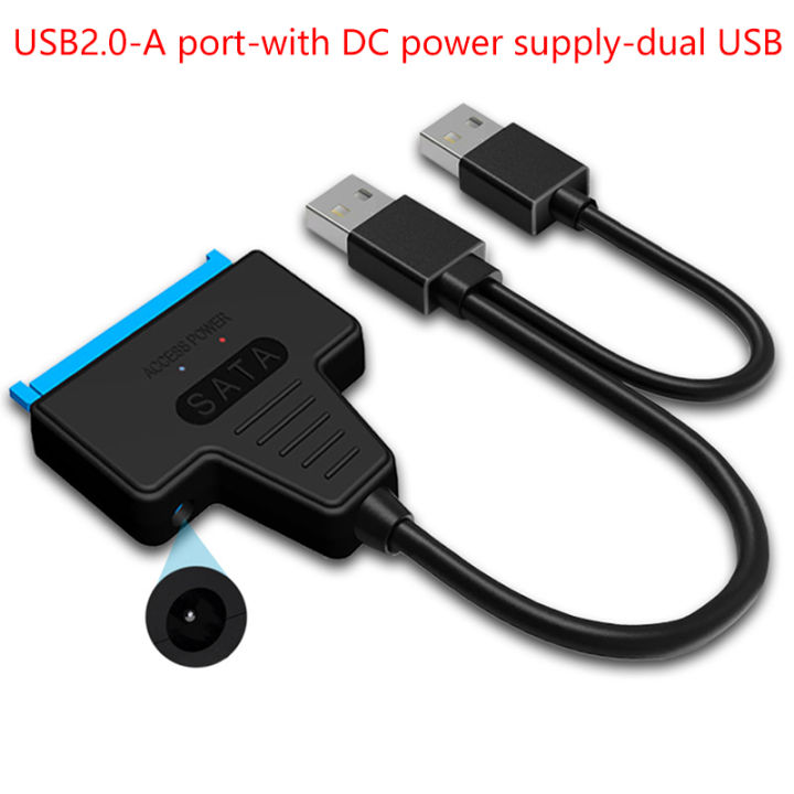 （NEW）SATA To USB 3.0 2.0/Type-C Adapter For 2.5/3.5 Inch External HDD ...