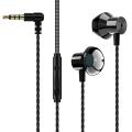 F13 Type-C/3.5mm Plug Ergonomic In-Ear Wired Earphones Bass Headset for Phone PC.