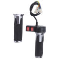 1Pair 3 Speed Gear Throttle Handle Grips For Electric Bike With Forward Reverse.