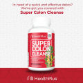 Health Plus Super Colon Cleanse Supplement Detox 60 Capsules. 