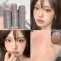 Honoria Honoeie Multi-function Double-ended Blush Stick Cream Lipstick Cheek Waterproof Lasting Brightening Makeup Face Contouring Blush Stick.