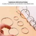 Book Binder Ring (3/4 in (2.0cm) 12ps in 1 packet, 1.25 in (3.17cm) 8ps in 1 packet, .2 in (5.08cm) 6ps in 1 packet). 