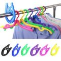 2pcs Folding Hangers Portable Outdoor Non-slip Hanger Portable Travel Cloth Hanger - Hanger. 