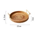 Round Rattan Bread Basket (S) - #1. 