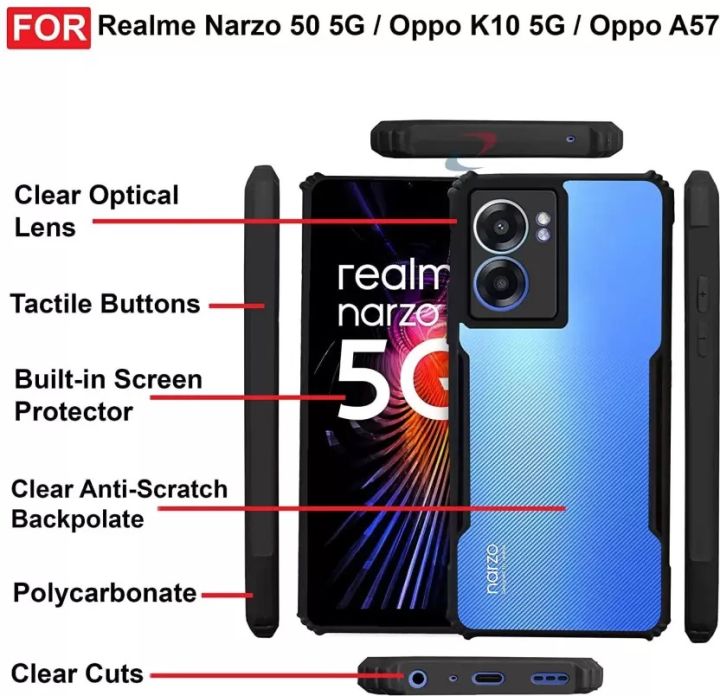Back%20Cover%20for%20Oppo%20A57%205g,%20Oppo%20k10%205G,Realme%20Narzo%2050%205G%20(Transparent,Black)%20-%20Image%202