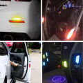 Car Door Reflective Safety Stickers, Safety Warning Logos Anti-Collision Stickers, Car Anti-Scratch Decorative Protection Body Articles, Universal for Car Safety. 