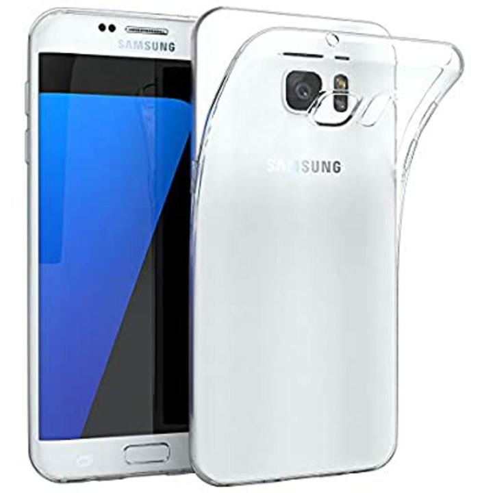 For Samsung Galaxy S7 Edge TPU Back Cover Shockproof Silicone Bumper - Transparent Phone Case pani Cover