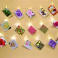 50Pcs Transparent Spring Hanging Clips Plastic Clothes Line Clip Mini Paper Photos Craft Decoration Clamps.