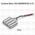 720 Motor 720 455000RPM DC 3.7V 7x20mm Magnetic Micro Motors High Speed For 55mm DIY Electrical Circuitry & Parts.