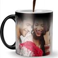 Customized Magic Mug With Photo- Logo- Or Text - Create Your Own Personalized Coffee Mug. Free Home Delivery.