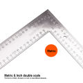 Harden 40x60cm Stainless steel Universal Angle square ruler with metric and inch scale Professional Steel Carpenter 580736.