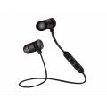 Sports Overfly Bluetooth Headphones Metal Magnetic Sports Headsets Stereo Music Earbuds Wireless Bluetooth Earphones For Mobile Phone - Bluetooth Earbud. 