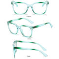 Large Frame Gradient Anti Blue Light Glasses Trendy Street Style Vintage Square Frame Glasses Flat Rainbow Frame Glasses for Street Photography Vision Correction Eye Protection Fashionable Outfit.