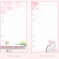 【Fashion】Cherry Sakura 80 A6 Loose-Leaf Notebook Journal Agenda Gift Set Kawaii Stationery. 