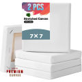 Premium White Canvas – 7 × 7 Inch | Combo Pack of 1 / 2 / 4 Pcs. 