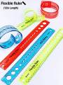 Flexible Ruler - 12'' (Multicolor). 