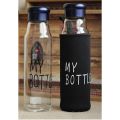 My Bottle Water Bottle With Aluminimum Cap/Glass water Bottle/Glass Bottle -550ml Blue,silver,red in stock.