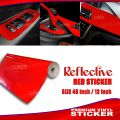 Reflective Waterproof Car Sticker |Self-Adhesive Reflective Safety Warning Sticker for Trucks All Car, Bike, Interior Design, Floor, Kitchen Furniture, Bicycle Motorcycle-48 inch/12 inch.